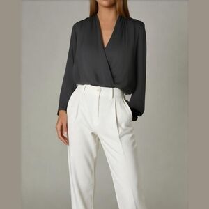 Forever 21 flirty black top, size M